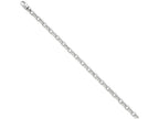 FJC Finejewelers 8.5 Inch 14k White Gold 5mm Fancy Link Chain Bracelet