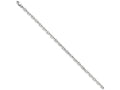 FJC Finejewelers 7.25 Inch 14k White Gold 4.25mm Fancy Link Chain Bracelet