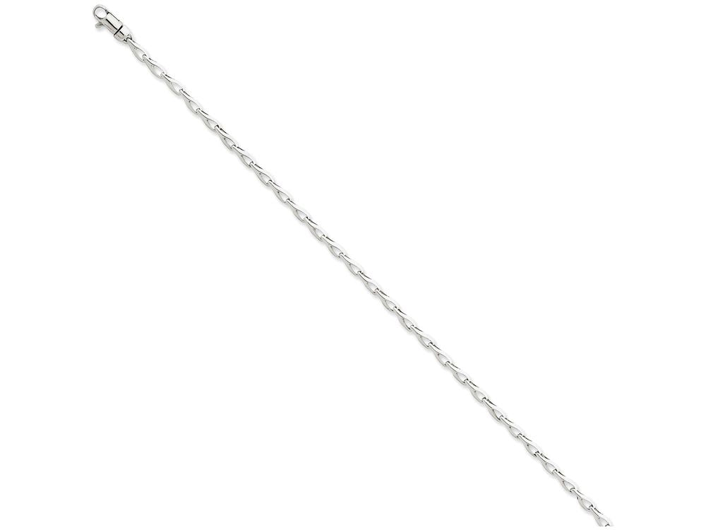 FJC Finejewelers 7.25 Inch 14k White Gold 2.75mm Fancy Link Chain Bracelet