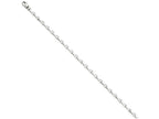 FJC Finejewelers 7.25 Inch 14k White Gold 3.5mm Fancy Link Chain Bracelet