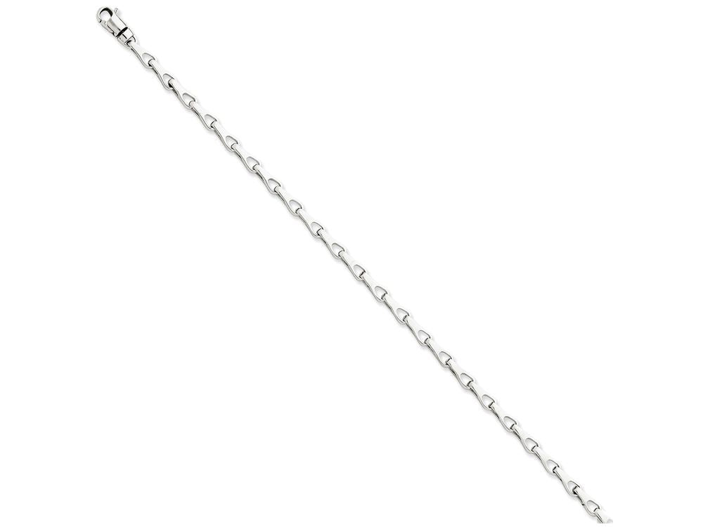 FJC Finejewelers 8.5 Inch 14k White Gold 3.5mm Fancy Link Chain Bracelet