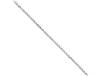FJC Finejewelers 7.25 Inch 14k White Gold 3mm Fancy Link Chain Bracelet
