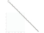 FJC Finejewelers 7 Inch 14k White Gold 3.75mm Polished Fancy Link Chain Bracelet