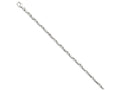 FJC Finejewelers 8 Inch 14k White Gold 3.75mm Polished Fancy Link Chain Bracelet