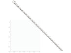 FJC Finejewelers 8 Inch 14k White Gold 4.5mm Fancy Link Chain Bracelet
