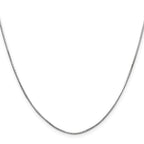 FJC Finejewelers 30 Inch 14k White Gold 1.00mm Octagonal Snake Chain Necklace