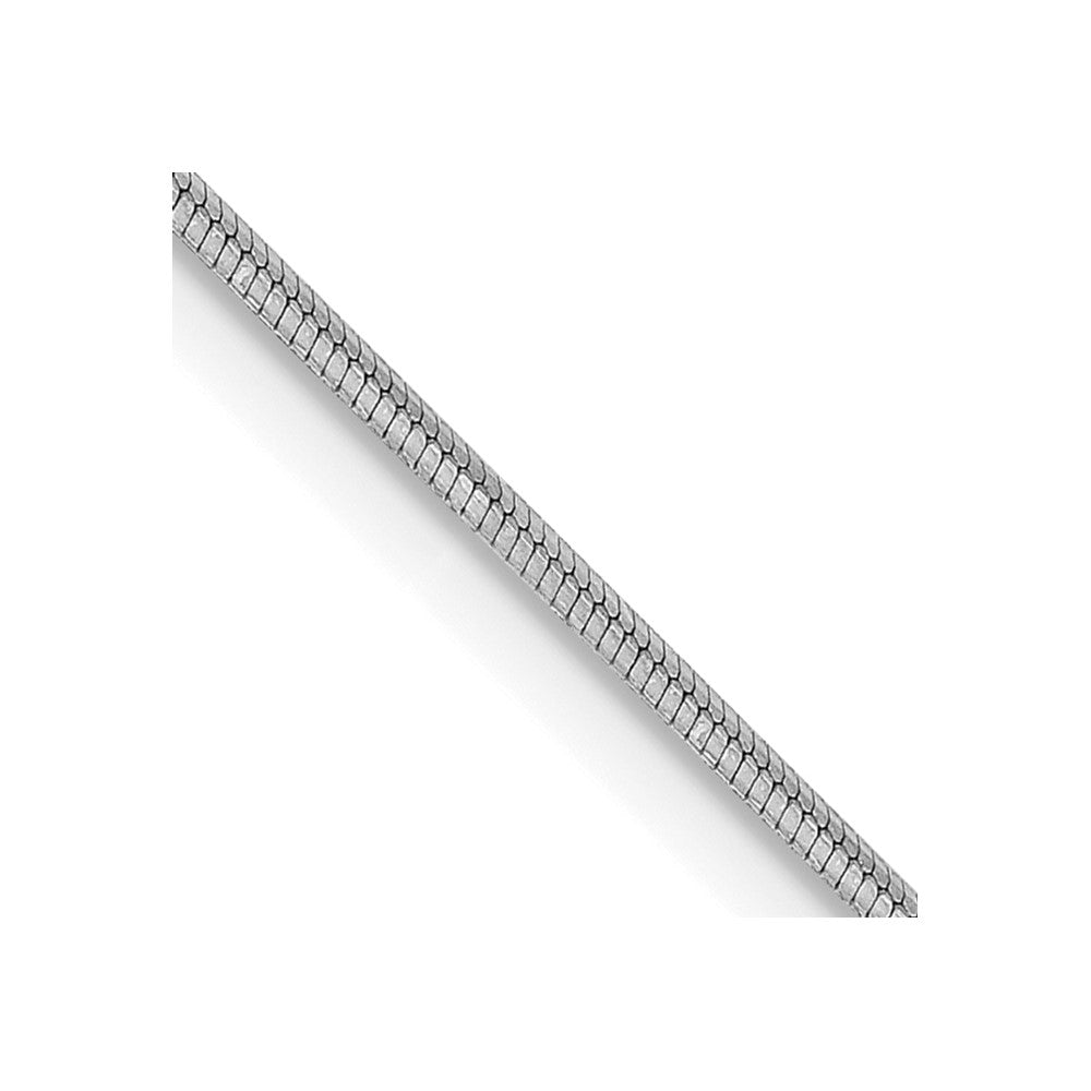 FJC Finejewelers 30 Inch 14k White Gold 1.00mm Octagonal Snake Chain Necklace