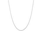 FJC Finejewelers 18 Inch 14k White Gold .80mm Round Snake Chain Necklace
