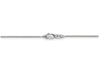FJC Finejewelers 24 Inch 14k White Gold .80mm Round Snake Chain Necklace