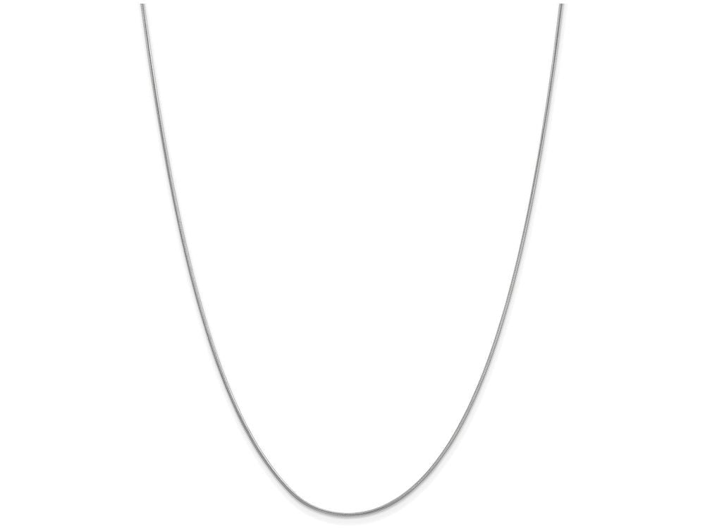 FJC Finejewelers 16 Inch 14k White Gold .90mm Round Snake Chain Necklace