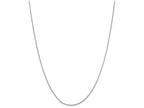FJC Finejewelers 18 Inch 14k White Gold .90mm Round Snake Chain Necklace