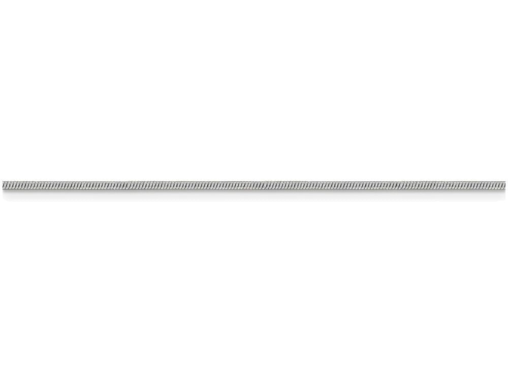 FJC Finejewelers 20 Inch 14k White Gold 1.1mm Round Snake Chain Necklace