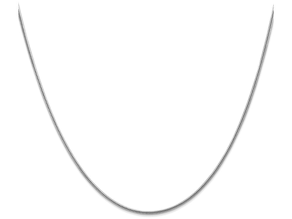 FJC Finejewelers 20 Inch 14k White Gold 1.6mm Round Snake Chain Necklace