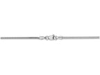 FJC Finejewelers 30 Inch 14k White Gold 1.6mm Round Snake Chain Necklace