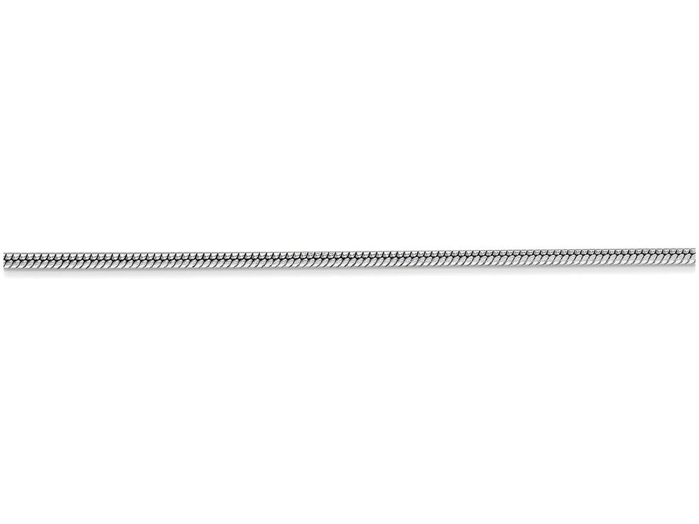 FJC Finejewelers 8 Inch 14k White Gold 1.6mm Round Snake Chain Bracelet
