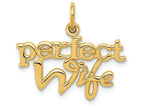 FJC Finejewelers 14k Yellow Gold Perfect Wife Charm