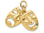FJC Finejewelers 14k Yellow Gold Comedy Tragedy Charm