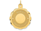FJC Finejewelers 14k Yellow Gold Happy Anniversary Charm