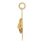 FJC Finejewelers 14k Yellow Gold Happy Anniversary with Bells Charm
