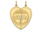 FJC Finejewelers 14k Yellow Gold Mizpah Charm