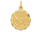 FJC Finejewelers 14k Yellow Gold Special Sister Charm