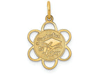 FJC Finejewelers 14k Yellow Gold Graduation Day Charm 15 x 21mm