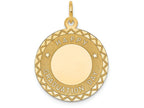 FJC Finejewelers 14k Yellow Gold Happy Graduation Day Charm