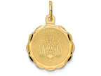 FJC Finejewelers 14k Yellow Gold My Confirmation Charm 16 x 22mm