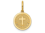 FJC Finejewelers 14k Yellow Gold Small Baptism Charm