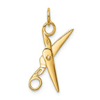 FJC Finejewelers 14k Yellow Gold Moveable Scissors Charm