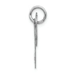 FJC Finejewelers 14k White Gold Polished Lock Key Charm
