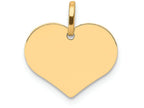 FJC Finejewelers 14k Yellow Gold Heart Charm