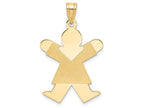 FJC Finejewelers 14k Yellow Gold Girl Charm