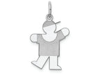 FJC Finejewelers 14k White Gold Kid Charm