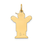 FJC Finejewelers 14k Yellow Gold Kid Charm