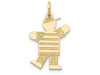 FJC Finejewelers 14k Yellow Gold Kid Charm