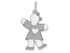 FJC Finejewelers 14k White Gold Kid Charm
