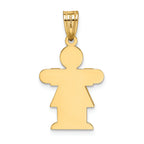 FJC Finejewelers 14k Yellow Gold Girl Charm