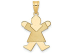 FJC Finejewelers 14k Yellow Gold Girl Charm