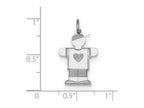 FJC Finejewelers Sterling Silver Kid Charm