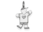 FJC Finejewelers Sterling Silver Kid Charm