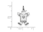 FJC Finejewelers Sterling Silver Kid Charm