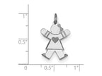 FJC Finejewelers Sterling Silver Kid Charm
