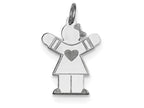 FJC Finejewelers Sterling Silver Kid Charm