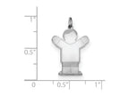 FJC Finejewelers Sterling Silver Kid Charm
