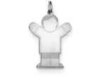 FJC Finejewelers Sterling Silver Kid Charm