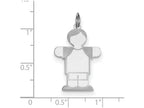 FJC Finejewelers Sterling Silver Kid Charm