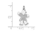 FJC Finejewelers Sterling Silver Kid Charm