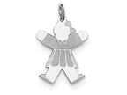 FJC Finejewelers Sterling Silver Kid Charm