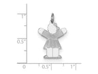 FJC Finejewelers Sterling Silver Kid Charm